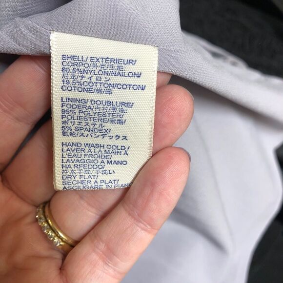 NWT Rebecca Minkoff Womens Gray Plum Lace Pleated Racerback Casual Dress 10 $598 - Picture 14 of 15